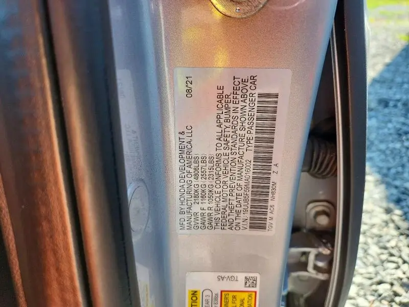 2021 ACURA TLX TECH A  