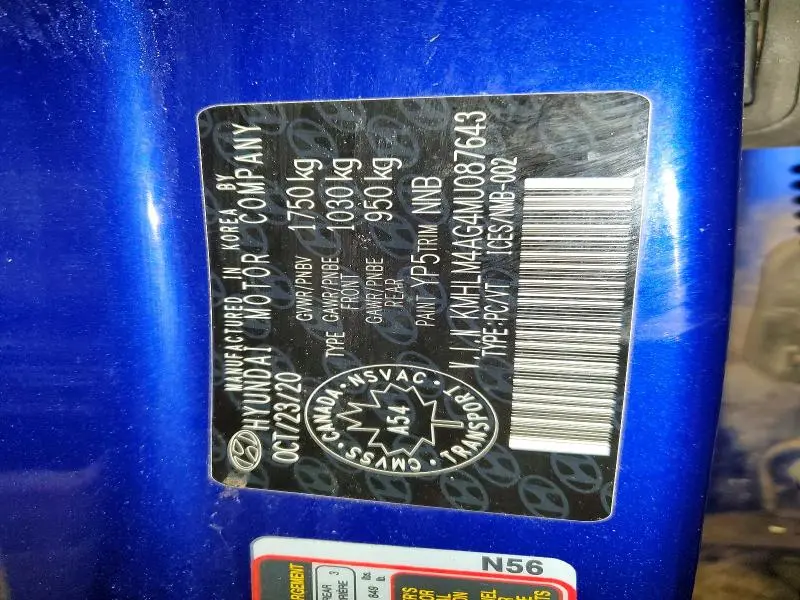 2021 HYUNDAI ELANTRA SEL  