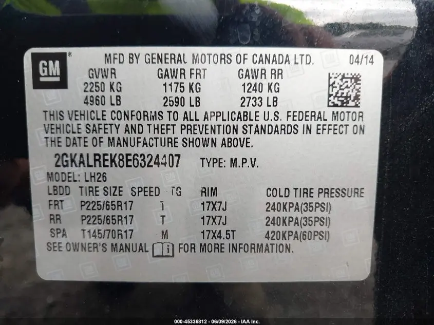 2014 GMC TERRAIN SLE-2