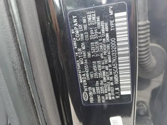 2019 HYUNDAI KONA ULTIMATE  