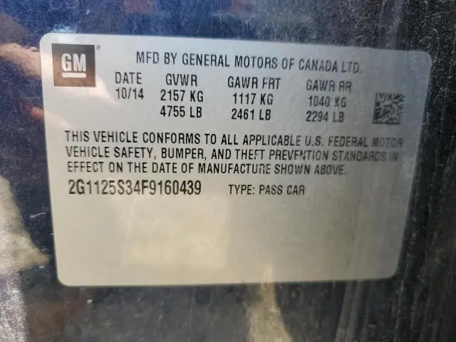 2015 CHEVROLET IMPALA LT  