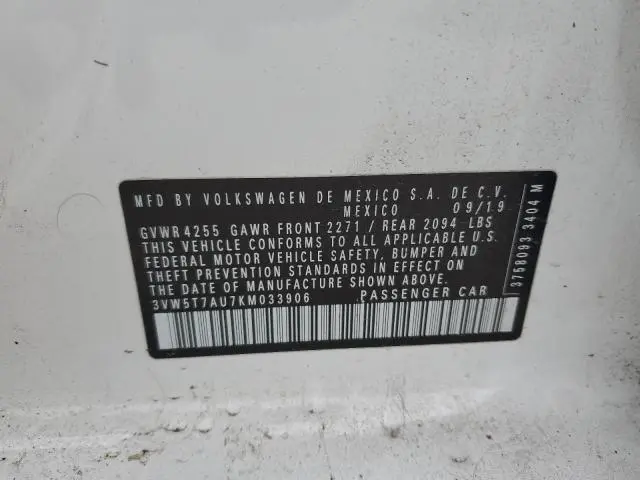 2019 VOLKSWAGEN GTI S  