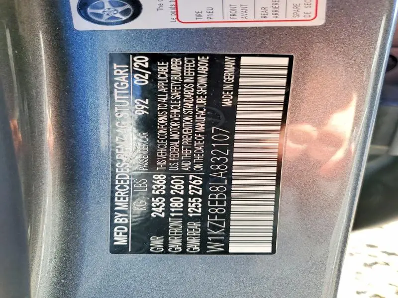 2020 MERCEDES-BENZ E 350 4MATIC  