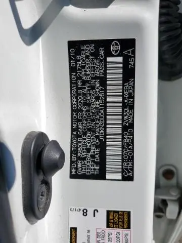 2010 TOYOTA PRIUS