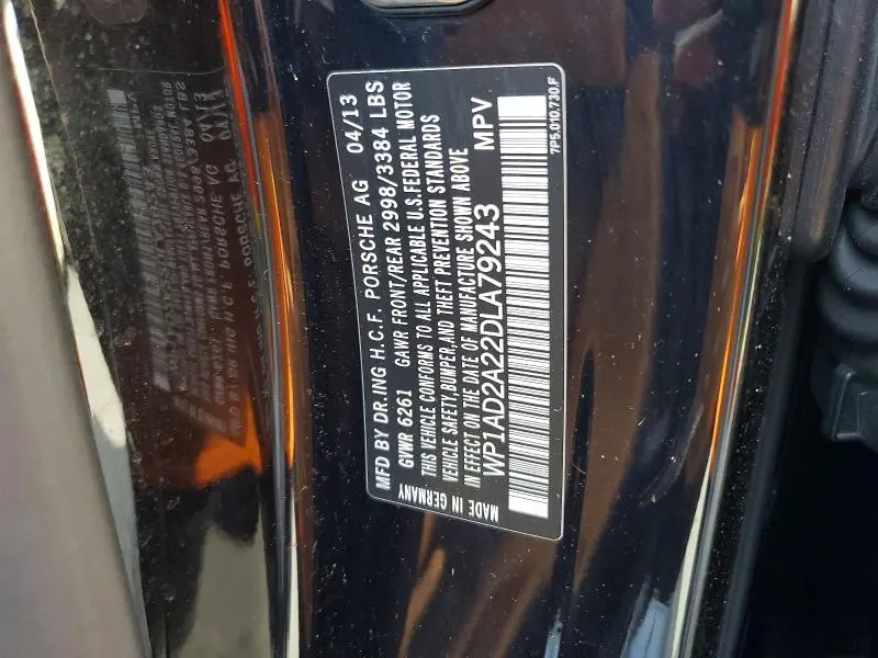 2013 PORSCHE CAYENNE GTS  