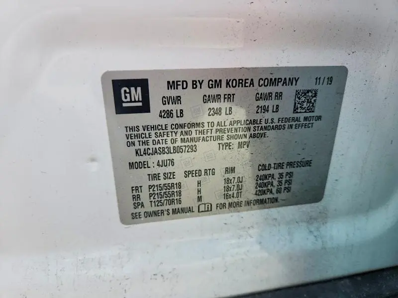 2020 BUICK ENCORE PREFERRED  