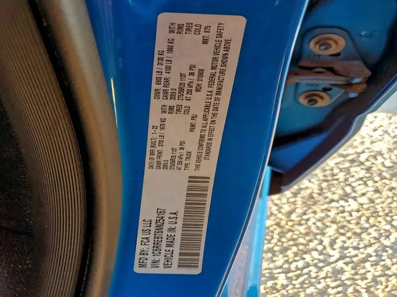 2022 RAM 1500 BIG HORN  