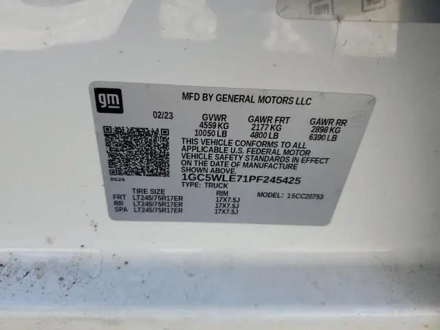 2023 CHEVROLET SILVERADO C2500 HEAVY DUTY  