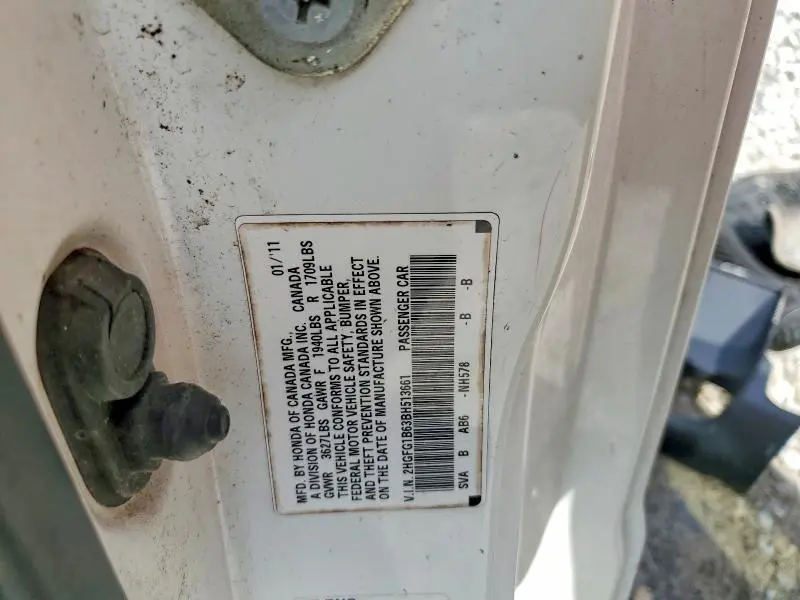 2011 HONDA CIVIC LX  