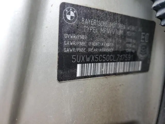 2012 BMW X3 XDRIVE28I  