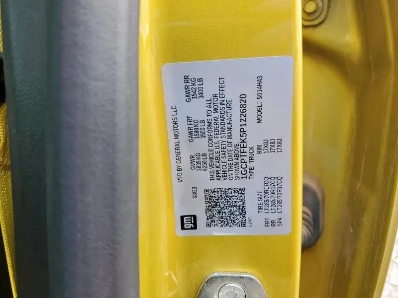 2023 CHEVROLET COLORADO ZR2  