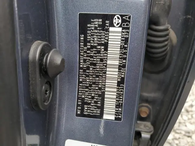 2016 TOYOTA COROLLA L  