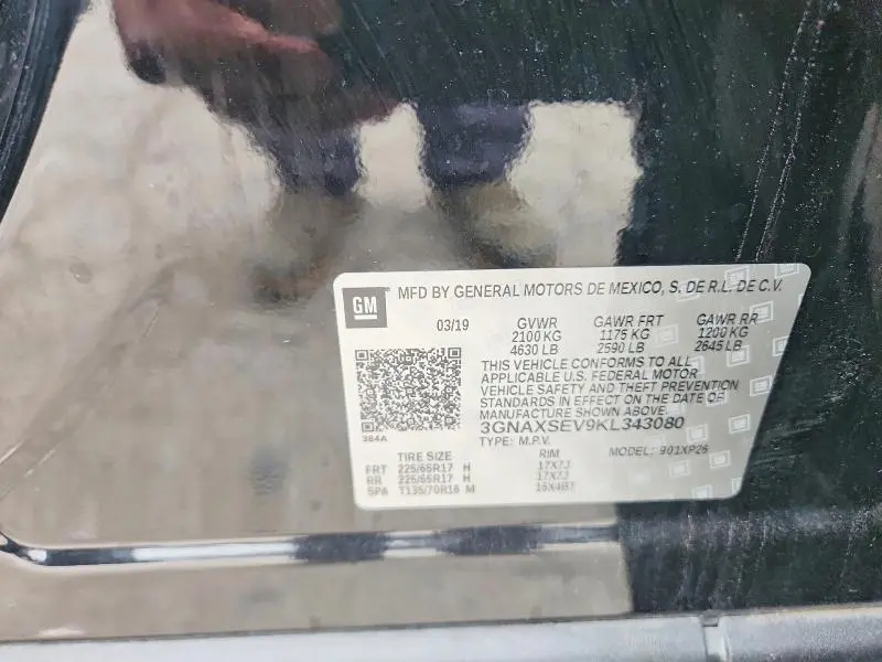 2019 CHEVROLET EQUINOX LS  