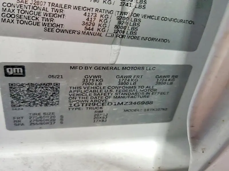 2021 GMC SIERRA K1500 ELEVATION  