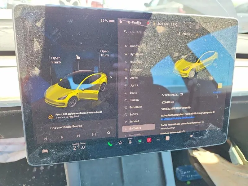2022 TESLA MODEL 3   