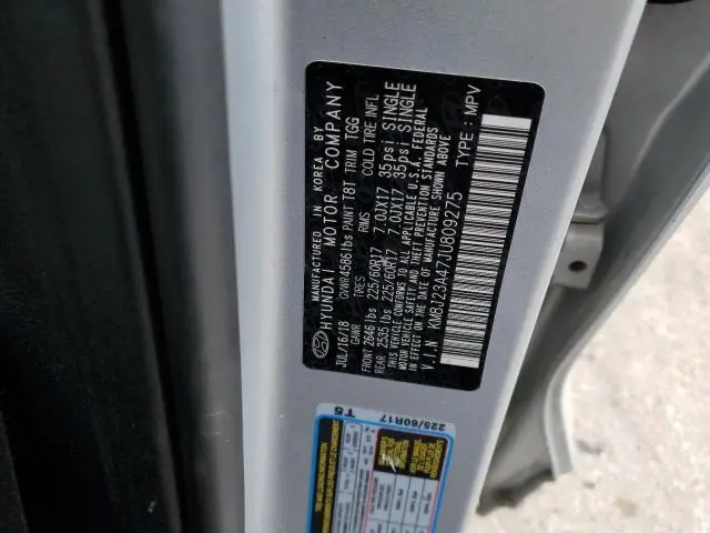 2018 HYUNDAI TUCSON SE  