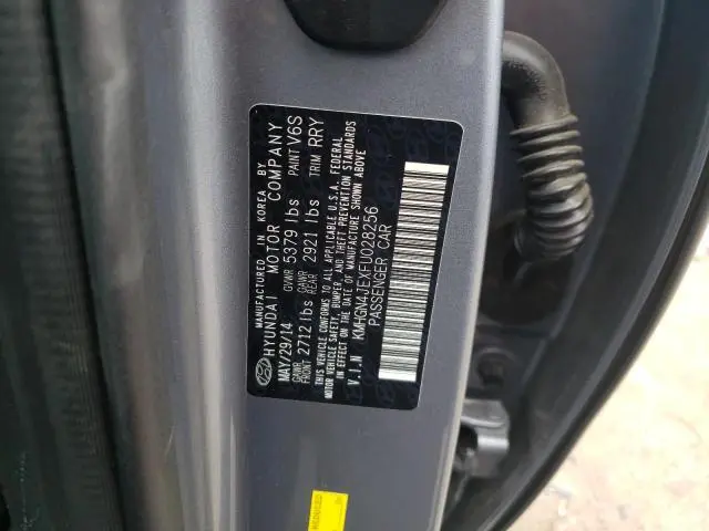 2015 HYUNDAI GENESIS 3.8L