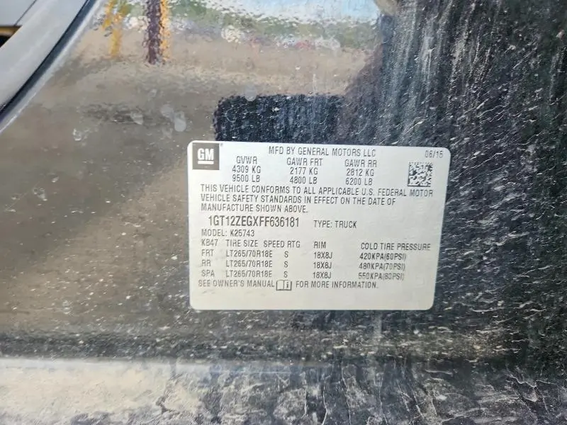2015 GMC SIERRA K2500 SLT  