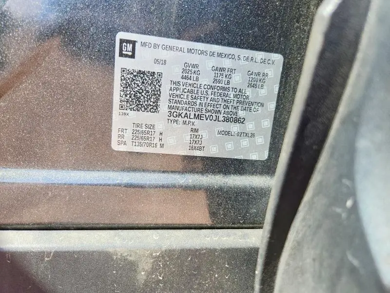 2018 GMC TERRAIN SLE  