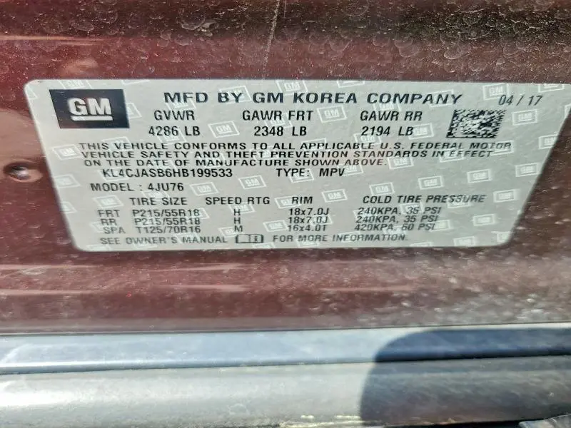 2017 BUICK ENCORE PREFERRED  