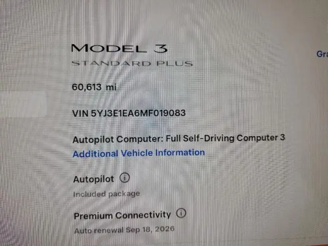 2021 TESLA MODEL 3   