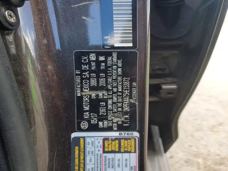 2017 KIA FORTE LX  