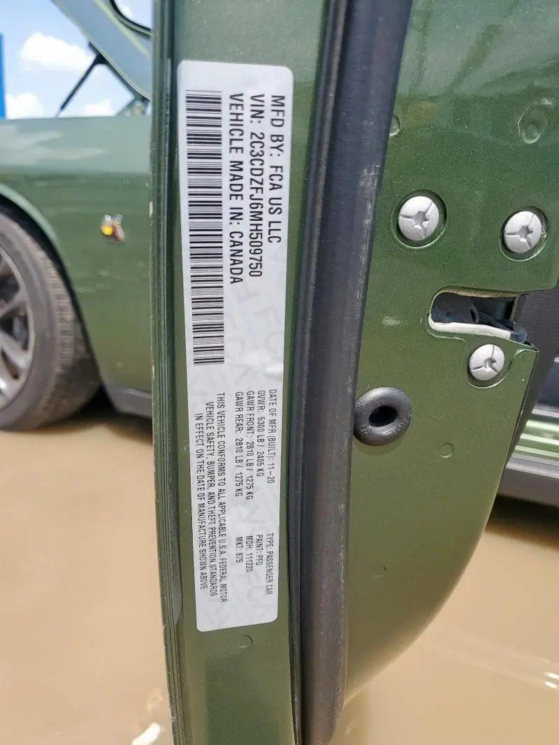 2021 DODGE CHALLENGER R/T SCAT PACK  