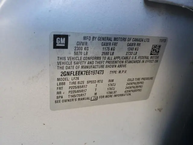 2014 CHEVROLET EQUINOX LS  