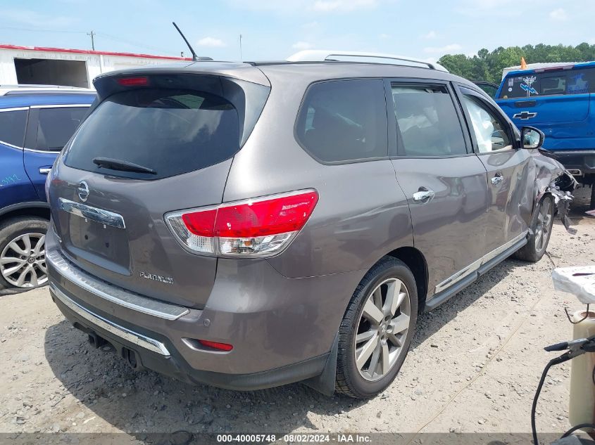 2014 NISSAN PATHFINDER PLATINUM