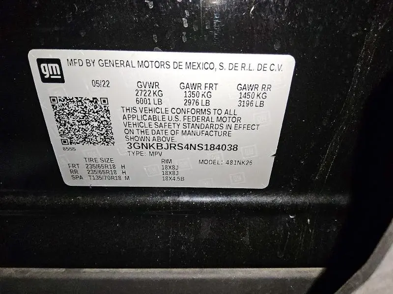 2022 CHEVROLET BLAZER 3LT  