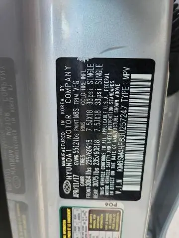 2018 HYUNDAI SANTA FE SE  