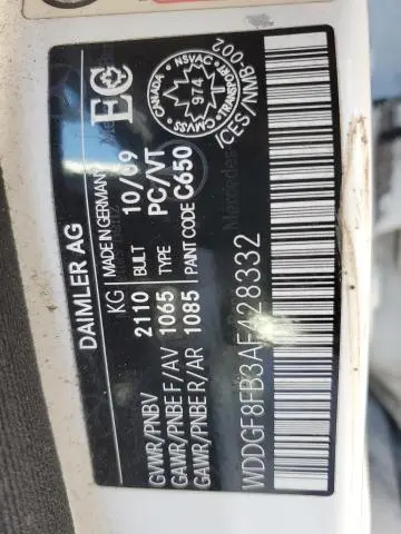 2010 MERCEDES-BENZ C 250 4MATIC  