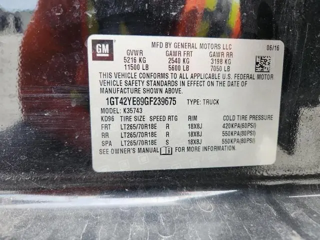 2016 GMC SIERRA K3500 DENALI  