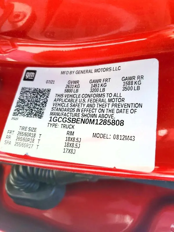 2021 CHEVROLET COLORADO   
