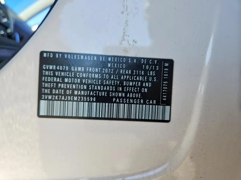 2014 VOLKSWAGEN JETTA BASE  