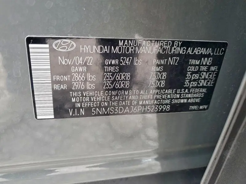 2023 HYUNDAI SANTA FE SEL PREMIUM  