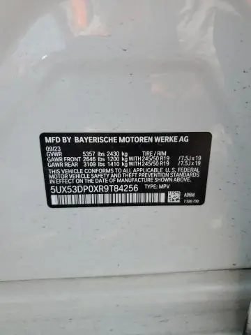 2024 BMW X3 XDRIVE30I  