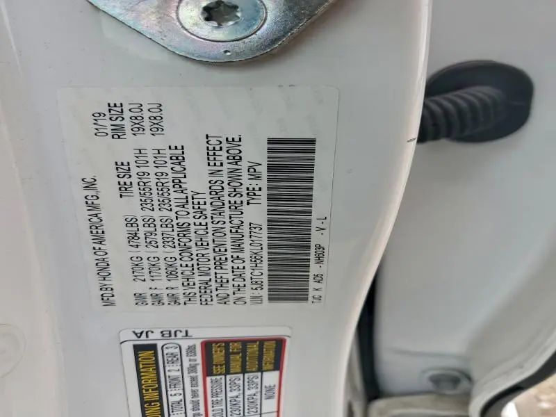 2019 ACURA RDX TECHNOLOGY  