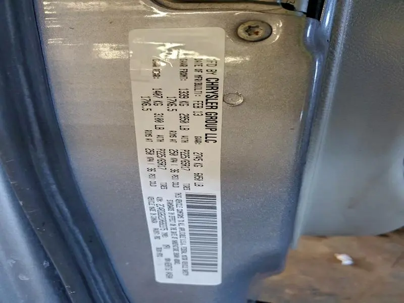 2013 DODGE GRAND CARAVAN SE  