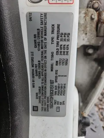 2012 CHEVROLET COLORADO LT  