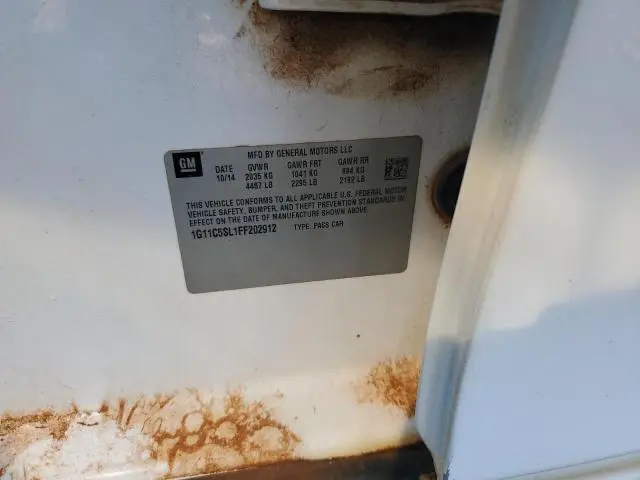 2015 CHEVROLET MALIBU 1LT  