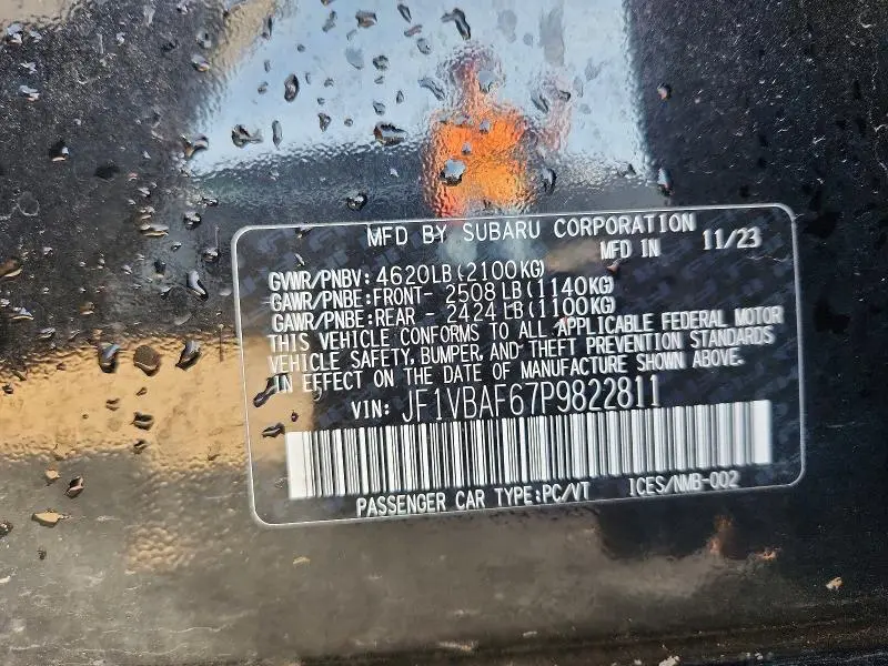 2023 SUBARU WRX PREMIUM  