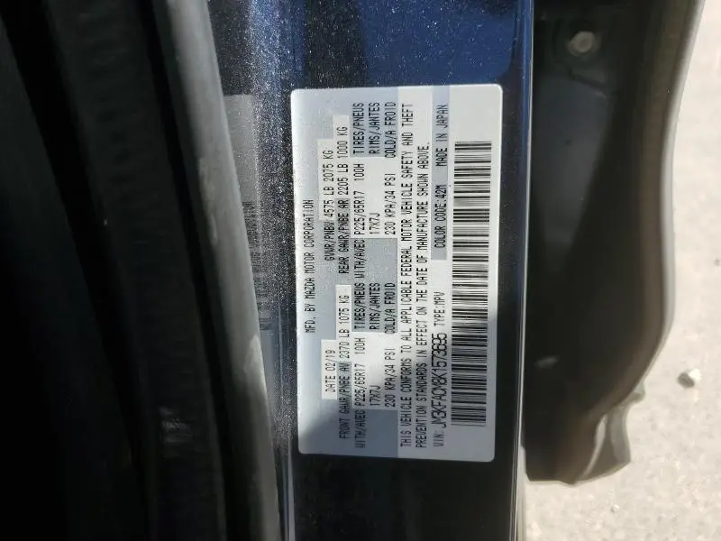 2019 MAZDA CX-5 TOURING  