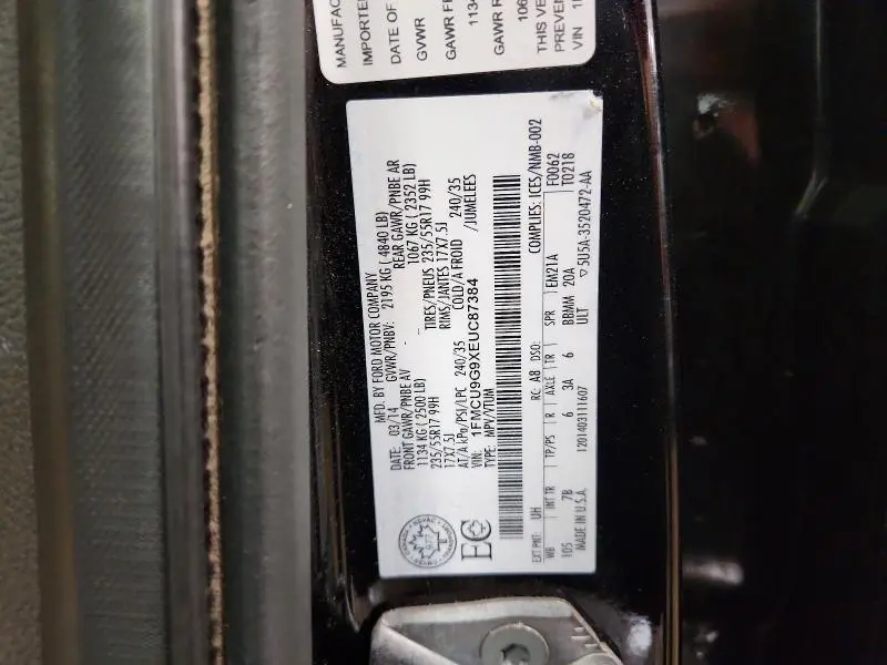 2014 FORD ESCAPE SE  