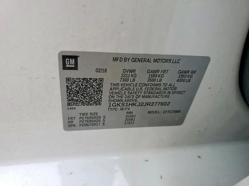 2018 GMC YUKON XL DENALI  