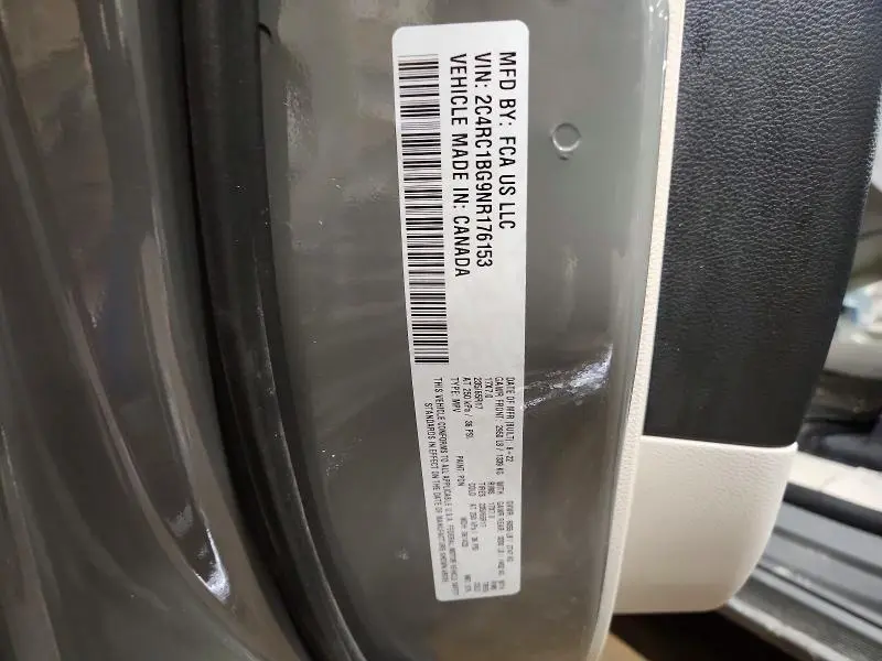 2022 CHRYSLER PACIFICA TOURING L  