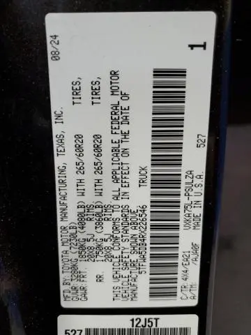 2024 TOYOTA TUNDRA CREWMAX LIMITED  