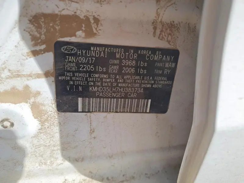 2017 HYUNDAI ELANTRA GT BASE  