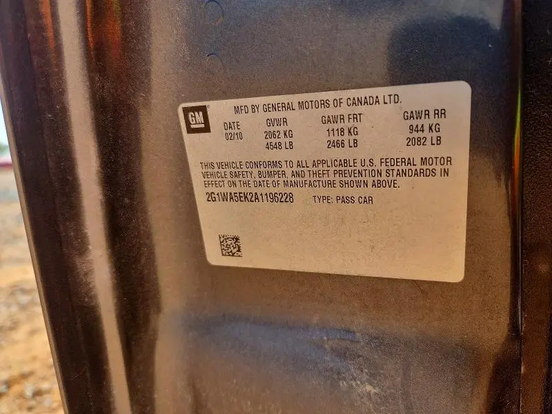 2010 CHEVROLET IMPALA LS  