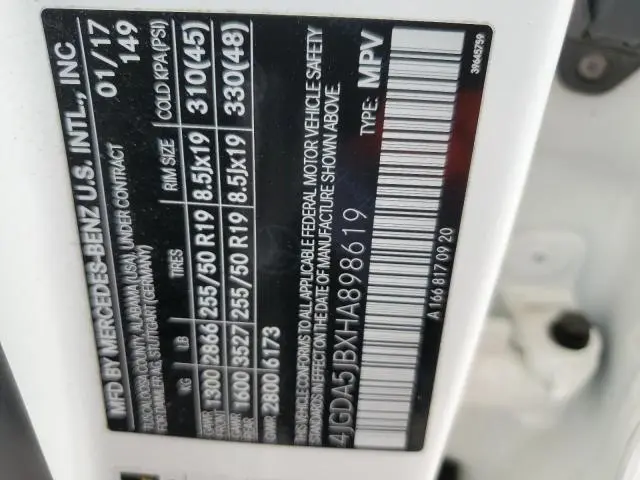 2017 MERCEDES-BENZ GLE 350  